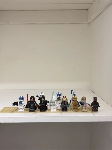 Lego Star Wars Minifigure Lot With Jedi Vader And Darth Jar Jar