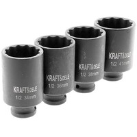 Schlagschrauber Steck SchlüSsel Nuss Satz 34 36 38 41 MM Antriebswelle 12-Kant