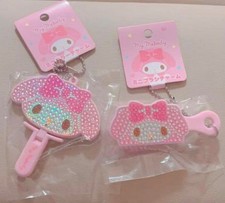 Sanrio My Melody Mini Espejo Dije + Mini Cepillo Dije Set, Nuevo En Caja (NUEVO EN CAJA), My
