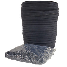 Black Continuous Zip Chain