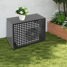 Air Conditioner Fence for Outdoor Units Privacy Air Conditioner Fence Dark Grey!