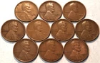 Lot (10) Better Lincoln Cents 1909 VDB 1915 S 1922 D 1924 D 1923 S 1931 S Penny