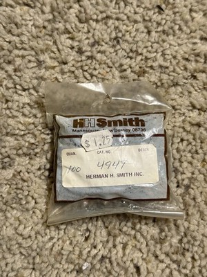 H H Smith 4947 Non-Insulated Fork Spade Wire Terminals 100 Pack Vintage 