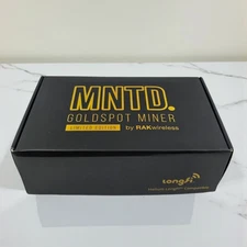 MNTD RAKwireless Goldspot Helium Miner Limited Edition NEW Open Box GOLD