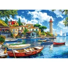 1000 Piece Jigsaw Puzzle for Adults Seaside 27 x 19 inches, Harbor 
