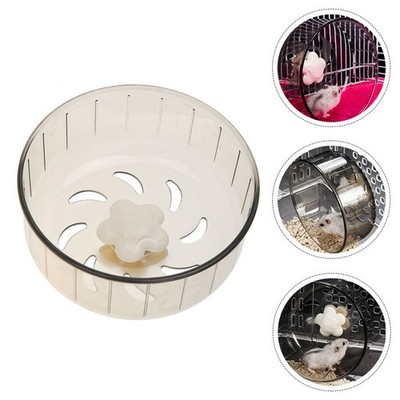 1pc Funny Acryl Hamster Running Wheel Hamster Sportspielzeug (transparent)