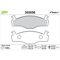 Valeo BremsbelÄGe Satz Vorne Passend FüR Seat Cordoba Ibiza Toledo VW Caddy Golf