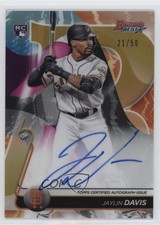 2020 Bowman's Best of Gold Refractor /50 Jaylin Davis #B20-JDA Auto s5j