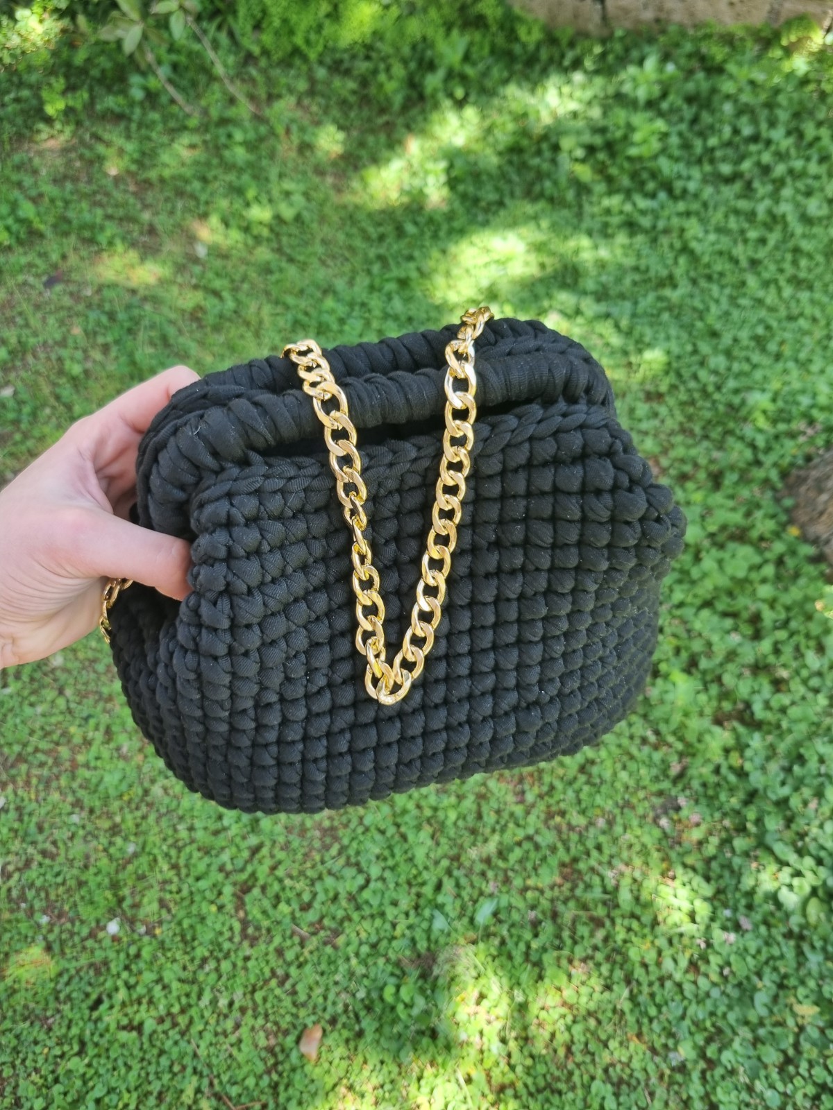 SAOLA borsa fatta a mano uncinetto