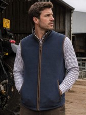 Hoggs of Fife Woodhall Fleece Men?s Gilet - mens bodywarmers / Waistcoat