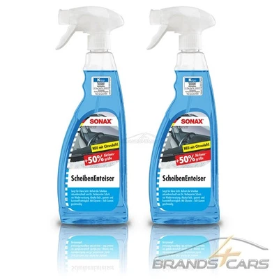 2x 750ml SONAX SCHEIBENENTEISER SCHEIBEN ENTEISER SPRAY ENTEISERSPRAY DEFROSTER - Bild 1 von 3