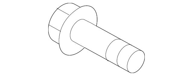 Perno de manguera de freno original Ford 7T4Z-2L122-A Foto 2 de 3