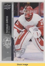 2021-22 Upper Deck Series 1 French Thomas Greiss #65 READ 0vd8