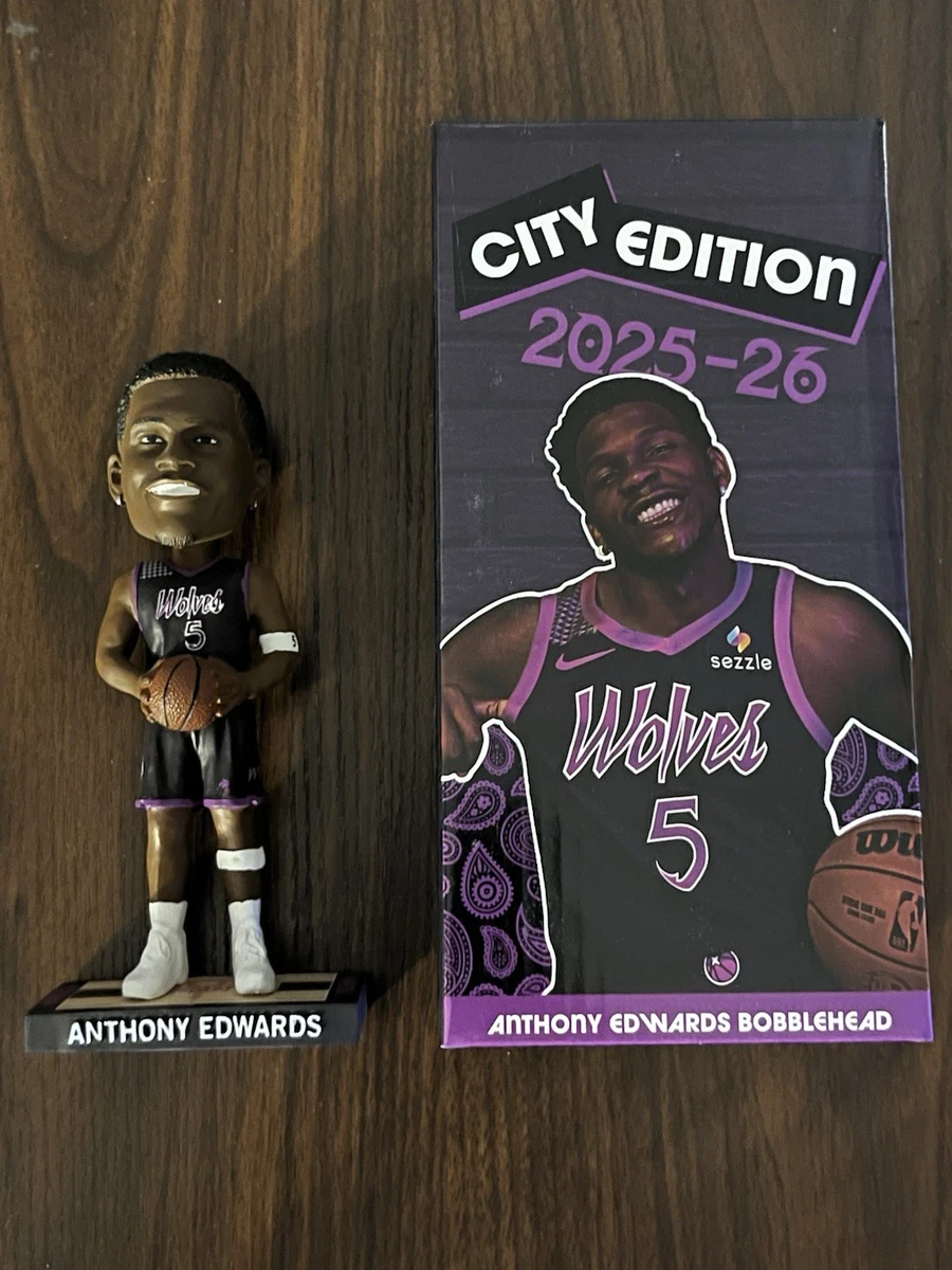 2026 Minnesota Timberwolves Anthony Edwards Bobblehead Prince City