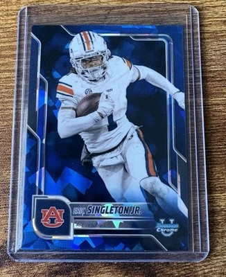 2025 Bowman Chrome Sapphire U Eric Singleton Jr. Sapphire Auburn