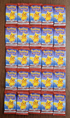 2022 Pokemon TCG McDonald's Happy Meal Match Battle 4 card pack - 25 pack lot