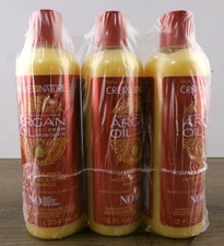 3 Bottles Creme of Nature Moisture & Shine Shampoo w/Argan Oil 12oz EACH SEALED