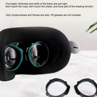 VR Magnetic Eyeglasses Frame Scratch Resistance Protective VR Headset Lens
