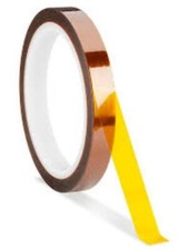 1/2" 1mm Thick Kapton Tape  36 Yards  Amber Color  New  Naikos