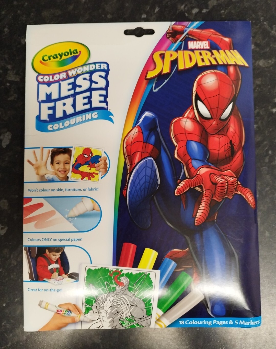 Crayola Color Wonder Spider-Man Colouring Book Set for sale online | eBay
