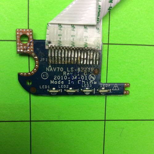 Placa de luz indicadora para computadora portátil Acer Aspire One D260 LS-6221P NAV70 - Imagen 4 de 4