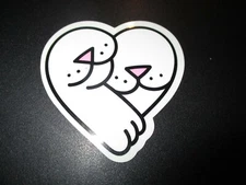 RIPNDIP Skate Sticker nermal LOVE NERMS rip n dip skateboards helmets decal 86 T
