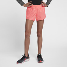 Nike Kids Girls  Tempo Lava Glow Running Shorts AJ0059-640 Sizes S/M/L/XL