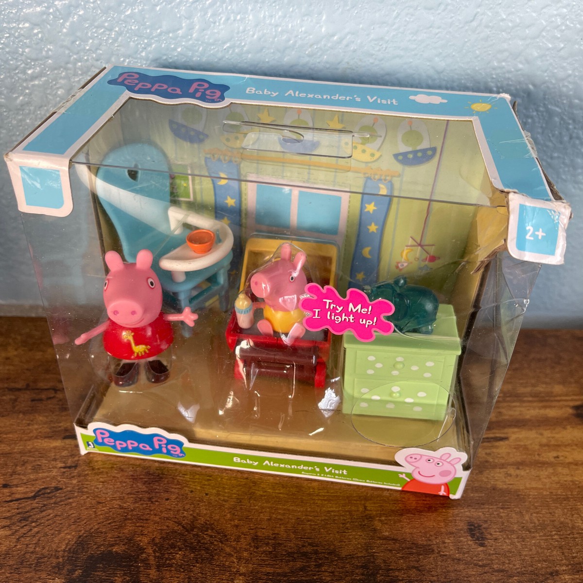 NIB Vintage Cousin Baby Alexander Visit. Rare W/ Light-up