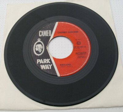 CHUBBY CHECKER - BIRDLAND / BLACK CLOUD 7'' CAMEO PARKWAY CP 26.381 Holland