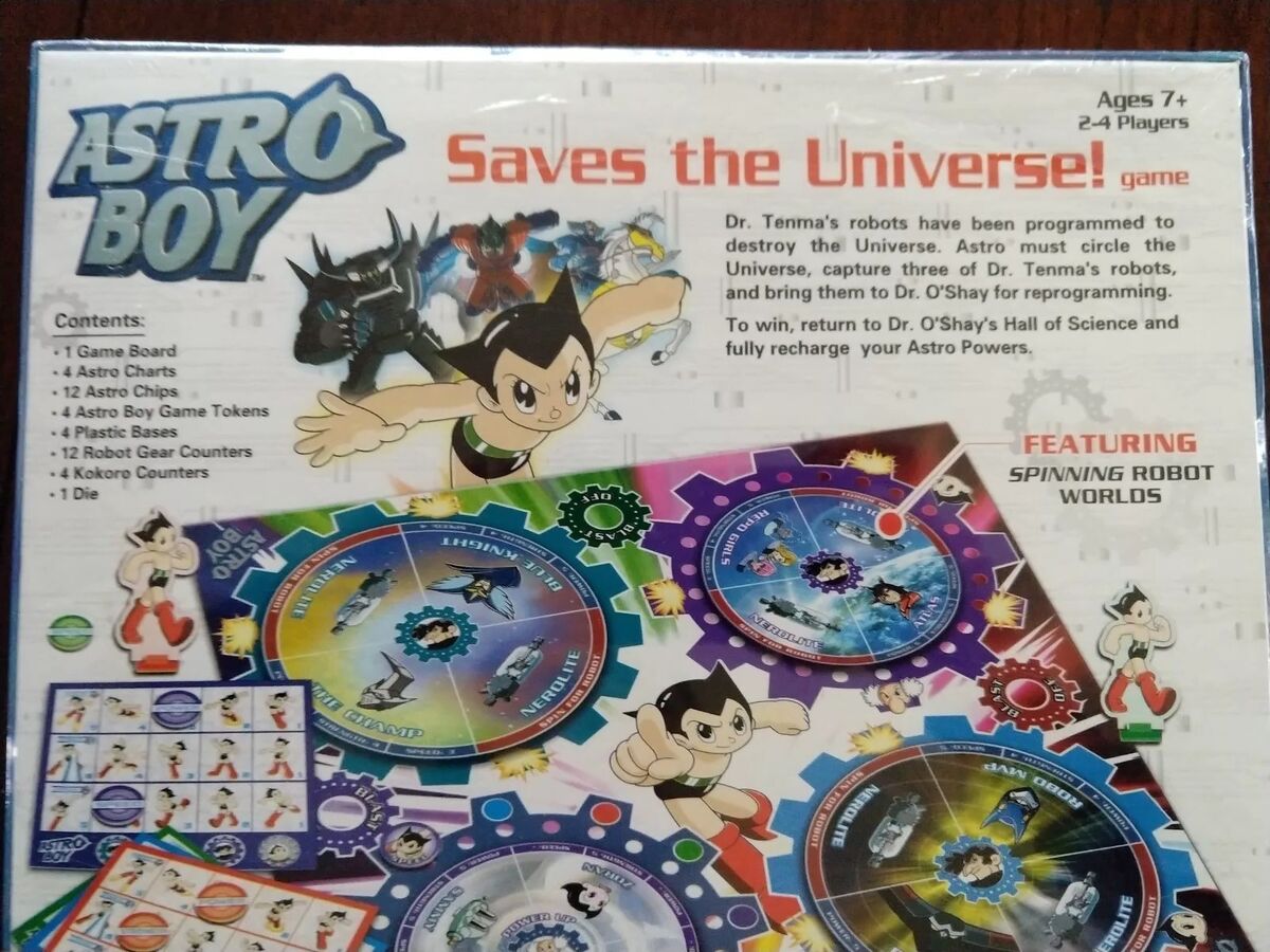 Astro Boy Saves The Universe Board Game Age 7+ 2-4 Players New