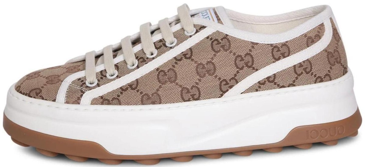 Gucci GG Sneaker Interlocking G - Beige W for sale | eBay