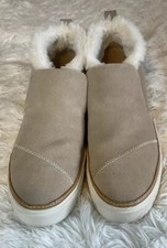 Toms Women's Paxton Cobblestone Suede-Sneaker Booties SIZE 7.5 READ