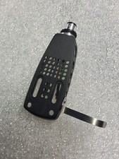 VINTAGE Style ALUM Headshell BLACK. W/ Gold plate copper Wire Leads US Shipped.