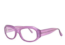 Vintage 1960s Eyeglasses Clear Purple ELLEN TRACY AUSTRIA B95 307 52-18-145