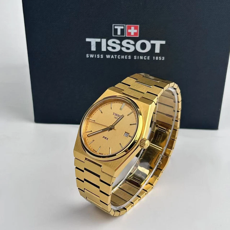 Tissot PRX Champagne Men's Quartz Watch Stainless steel 40mm T137.410.33.021.00 - Image 3 of 4