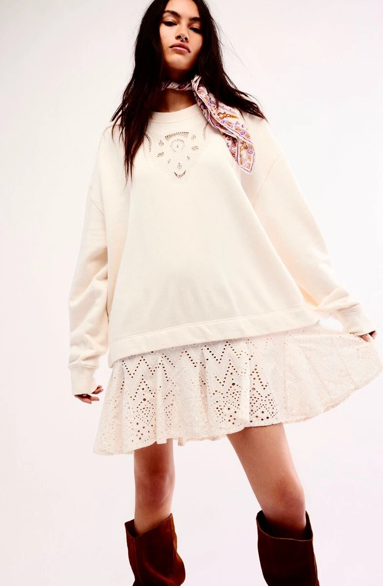 Felpa Leggera Donna Maniche Lunghe, Casual Oversize Con Tasca, Tunica Larga, Abito Corto, In Nylon Ed Elastan, Peso 200g