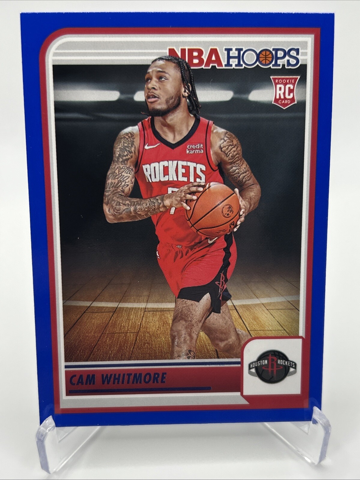 2023-24 Panini Hoops #265 Cam Whitmore Rookie Blue Houston Rockets RC