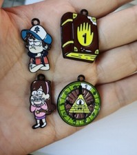 Lot 40 PC Cartoon mix Charm earrings Pendants DIY Jewelry keychains Making