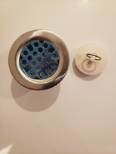 Sink Basket Strainer 2"- 2 1/2 Stainless Steel RV, Marine,