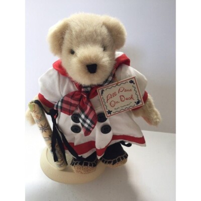 Vintage Muffy Bear ''All Paws On Deck'' With Original Stand Vanderbear 1995