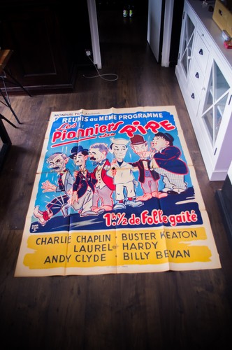 PIONEERS OF LAUGHTER (1959) - Original French Movie Poster – Large Fold