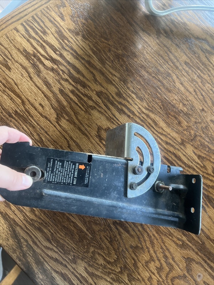 Vintage Black Decker Drill-Powered Belt Sander & Sharpener  