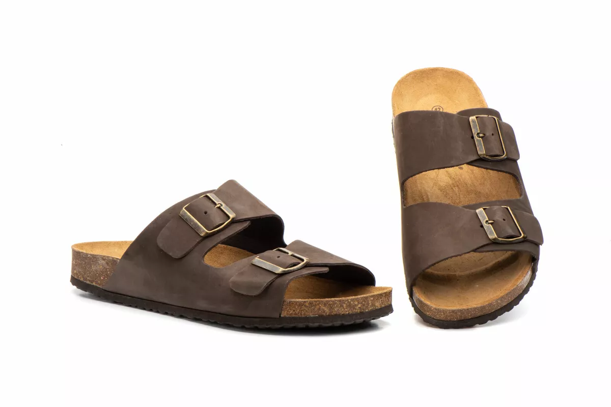 Sandalias de piel hombre hot sale