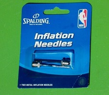 SPALDING METAL INFLATING NEEDLES 2 PACK NBA BASKETBALL INFLATION PRESURE 8312SR