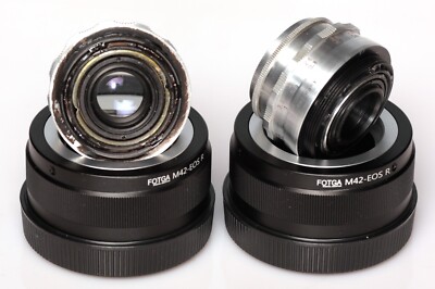Meyer-Optik Gorlitz Trioplan RFマウント MEYER-OPTIK GÖRLITZ TRIOPLAN 2.9/50 RED V Canon RF & М42 Buble