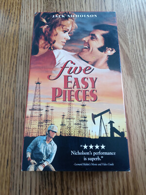 Five Easy Pieces w/ Jack Nicholson (VHS, 1993)