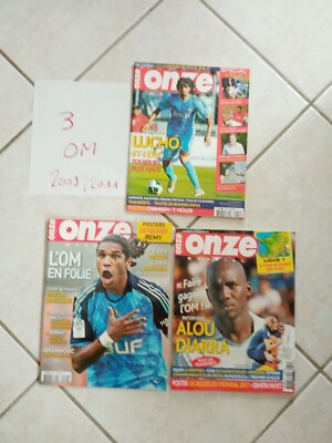 LOT / 6 revues Onze mondial de 1994-1995 avec fiches joueurs