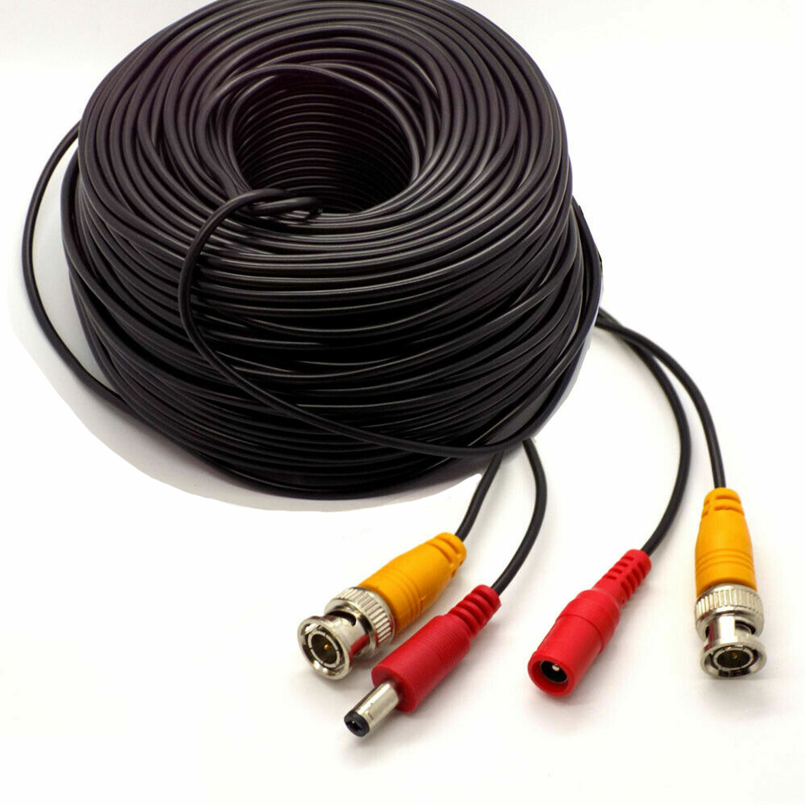 CCTV Camera Extension Cable BNC DC Power Lead Security DVR Video Pre