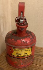 Underwriters Laboratories Inc. Safety Gas Can Fuel Collectible Vintage