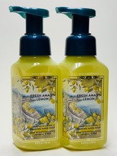 2 Bath Body Works FRESH AMALFI LEMON Gentle Foaming Liquid Hand Soap Wash